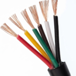 6 core round cable 0.5 mm per mtr cost